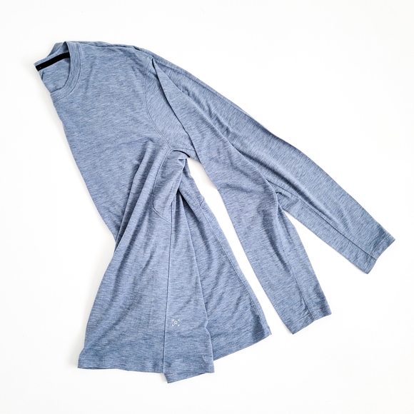 lululemon athletica Other - NEW Lululemon Athletica Long Sleeve Shirt Drysense Performance Blue Tech Mens S